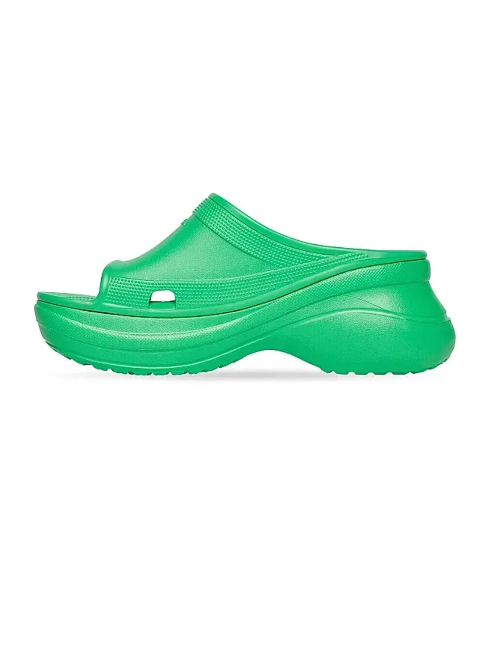NIB $625 Balenciaga X Crocs Green Pool Slide Sandals Sneaker Designer 42/9